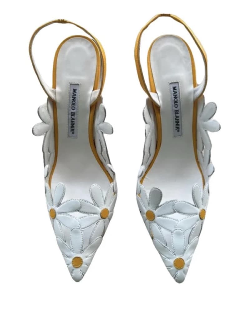 Manola Blahnik Daisy Heels - Image 2