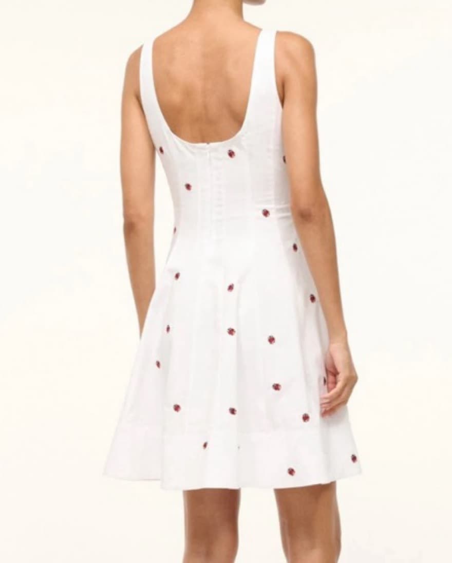 Staud Mini Wells Dress Ladybug - Image 3