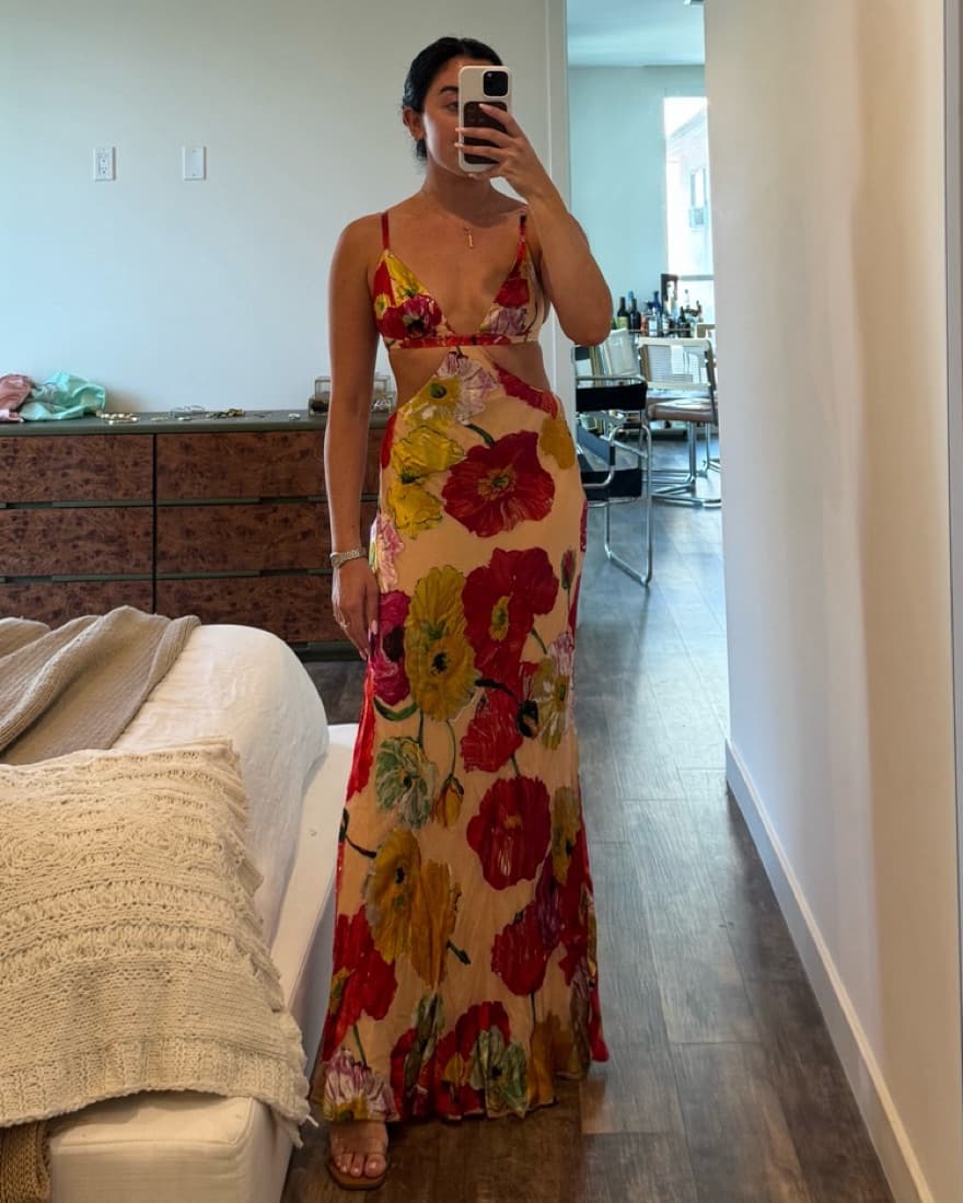 Cult Gaia Floral Gown - Image 2