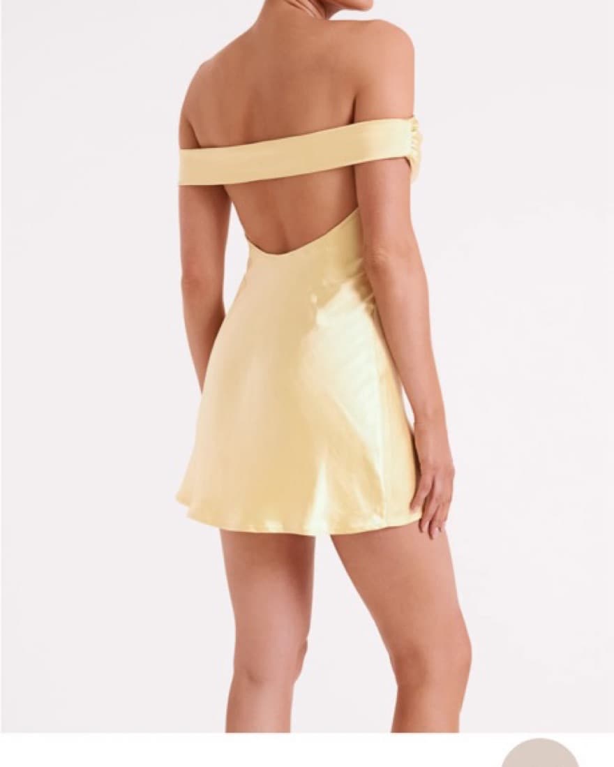 Yellow Mini Dress - Image 3