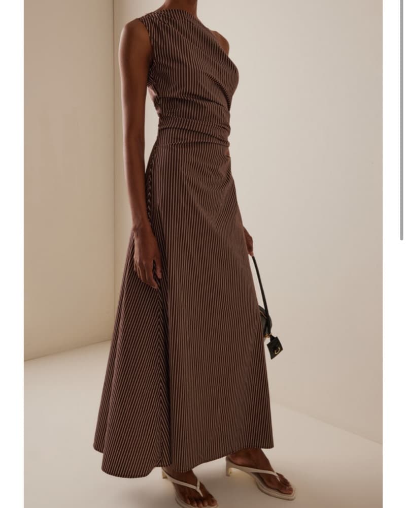 Staud One Shouldered Dress - Image 1