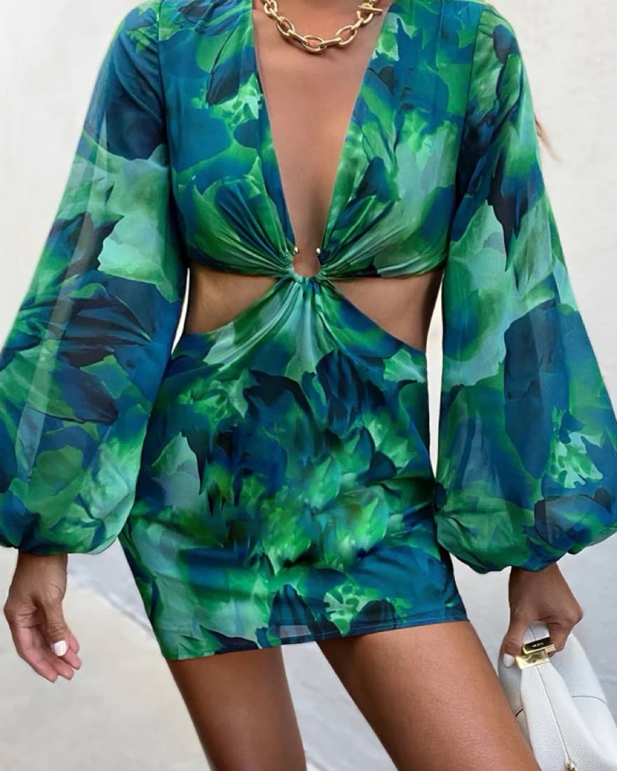 Green Dress Runaway Castalia Dress - Image 2