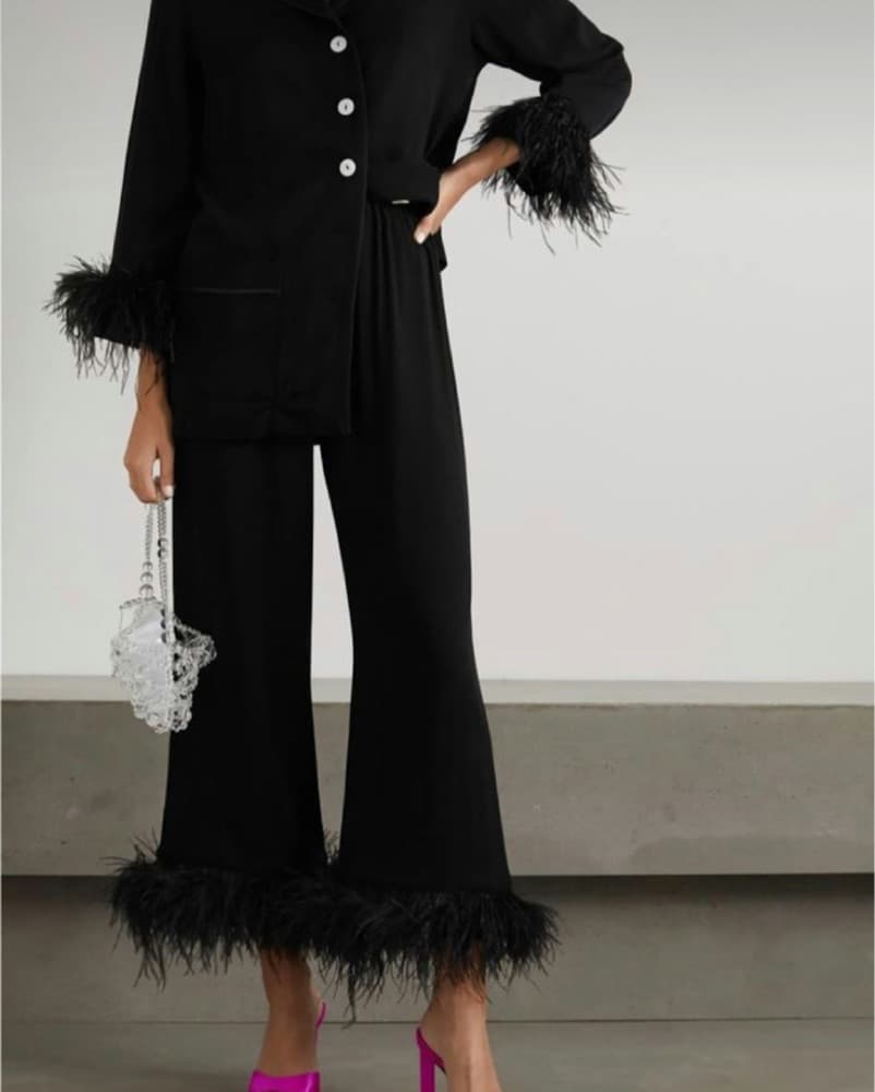 SLEEPER Party Pajamas Set with Feathers - Image 5