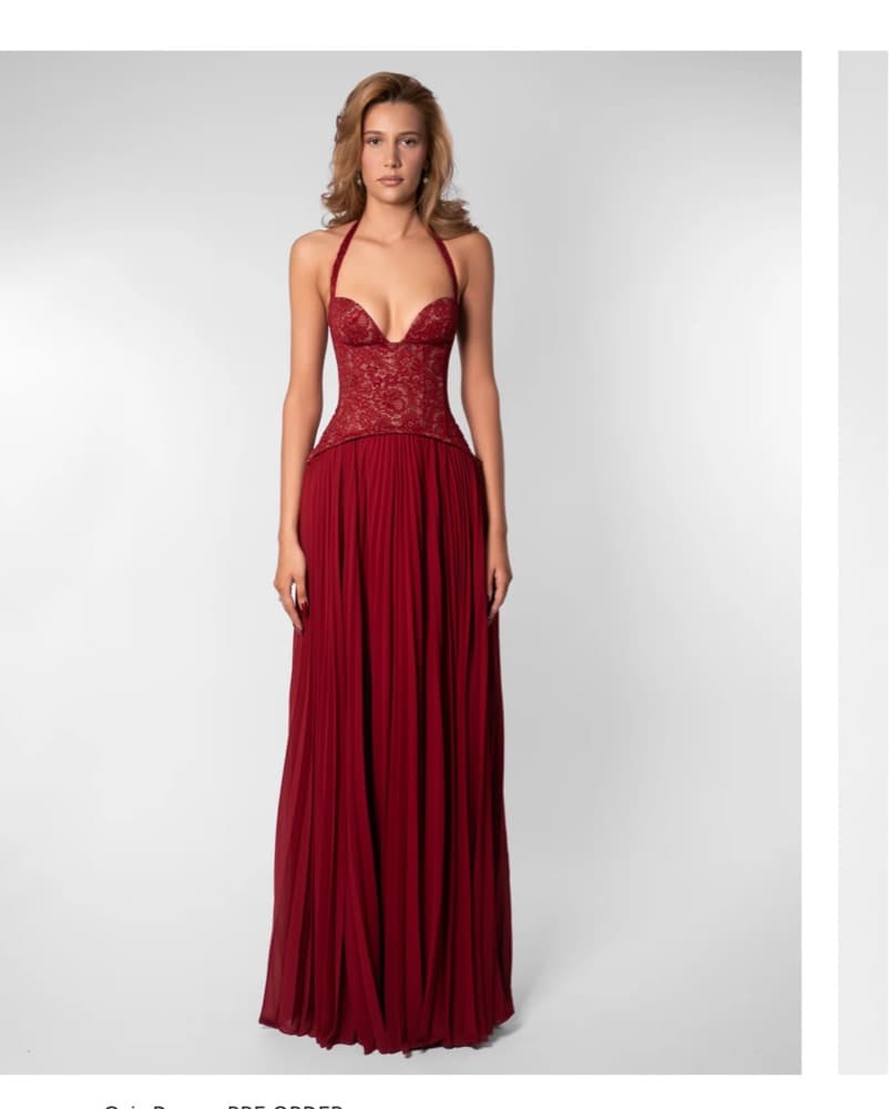 Fenity Red Gaia Tiktok Viral Dress  - Image 1