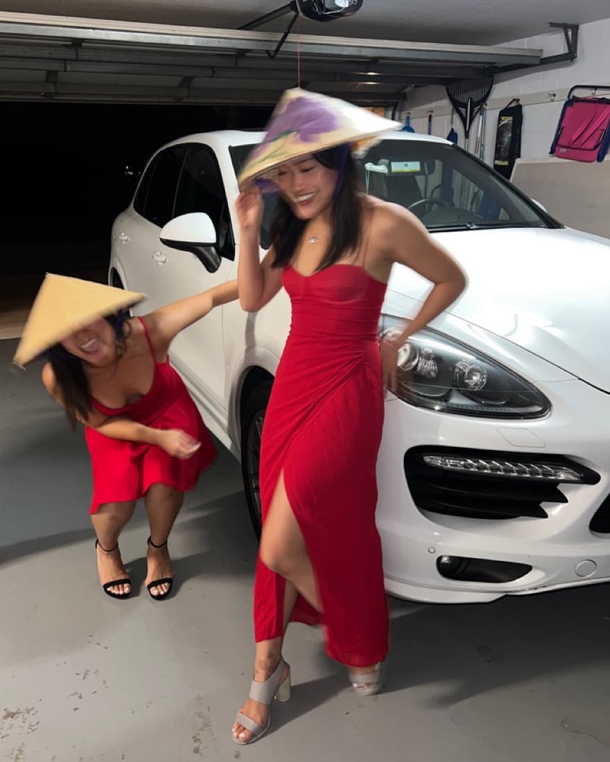 Reformation Midi Red Kourtney Dress - Image 2