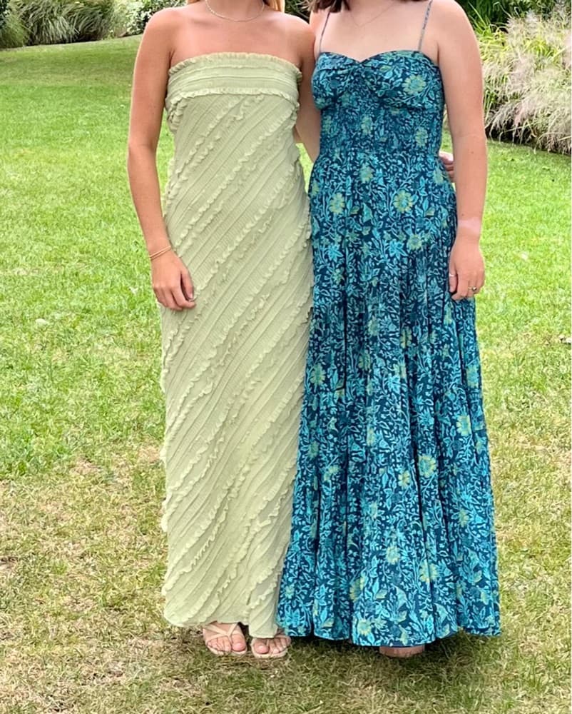 Endless Rose Green Strapless Dress - Image 4