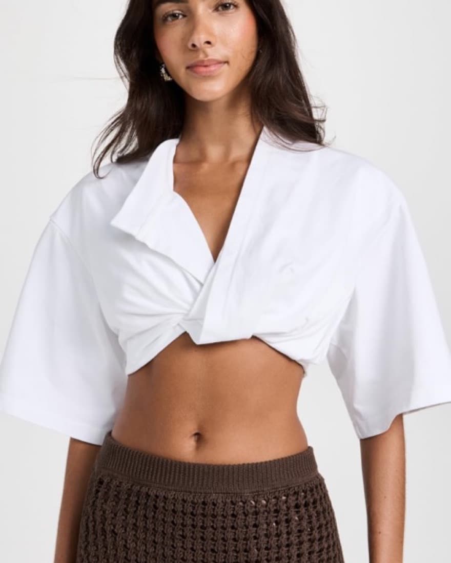 Jacquemus White Crop Top - Image 1