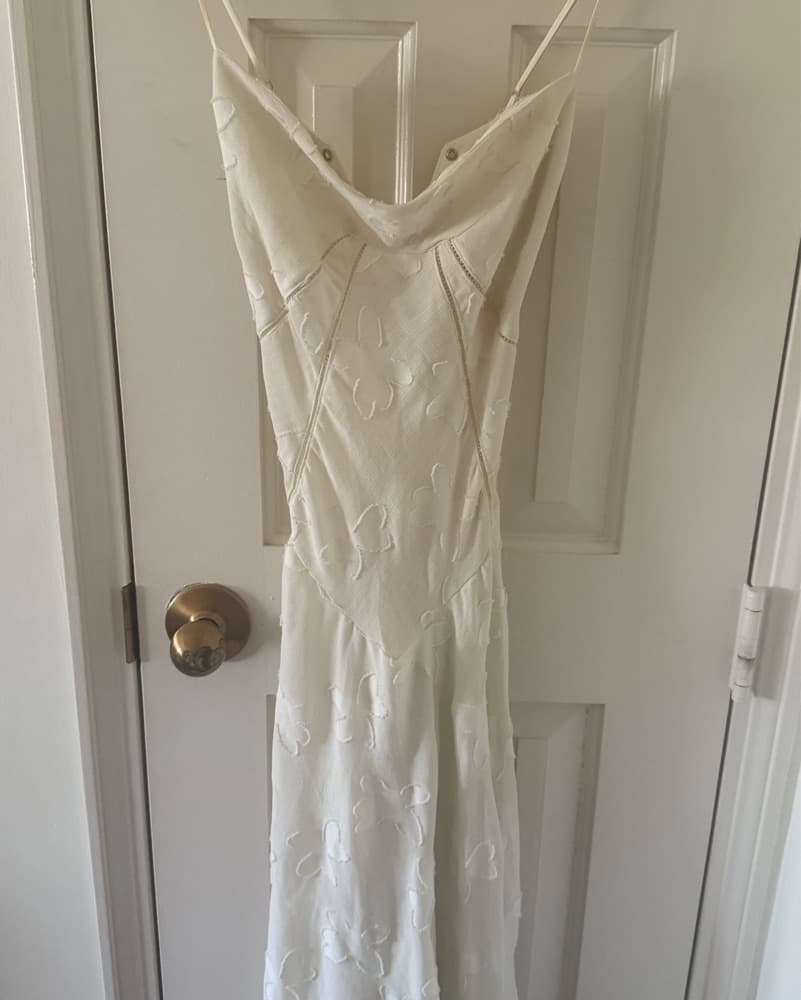 House Of CB Seren Dress Vintage Creamer  - Image 6