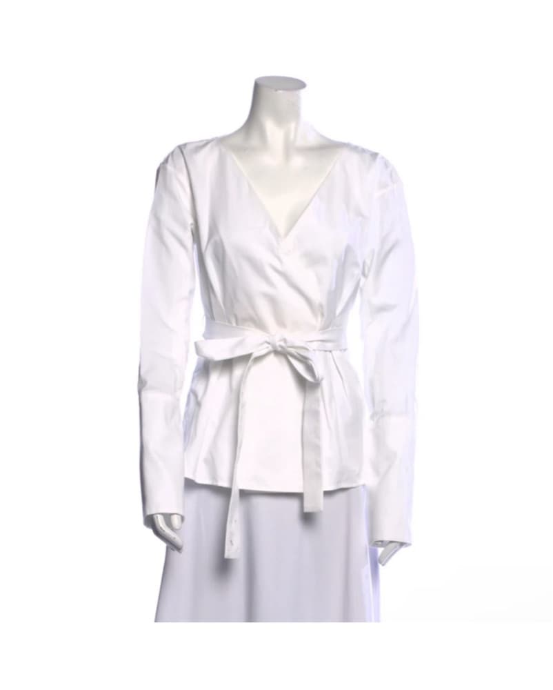 Protagonist Open Back White Blouse - Image 1