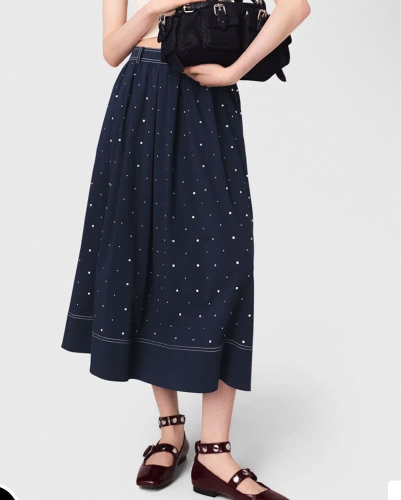 Maje Studded Maxi Skirt - Image 2