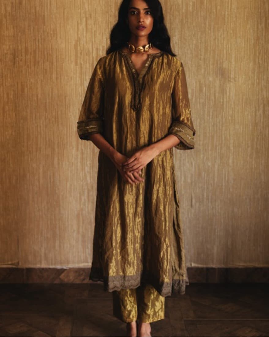 Indian Kurta Dress Set - Image 1