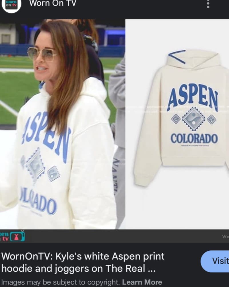 Viral Madhappy Aspen Hoodie White Blue - Image 3