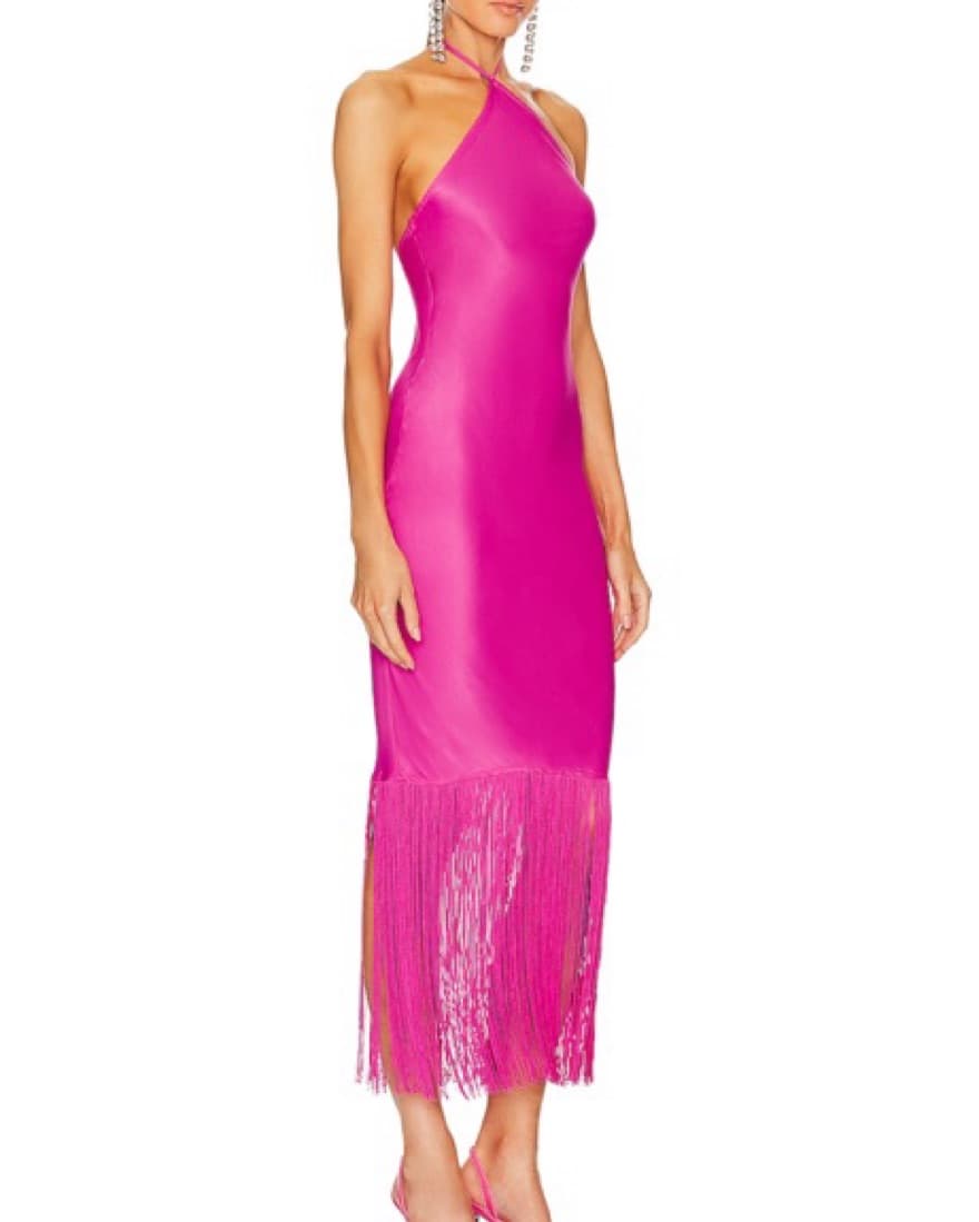 Camila Coelho Payton Maxi Dress Pink  - Image 3