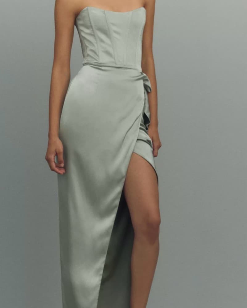 V. Chapman June Corset Sage Green Dress - Image 2