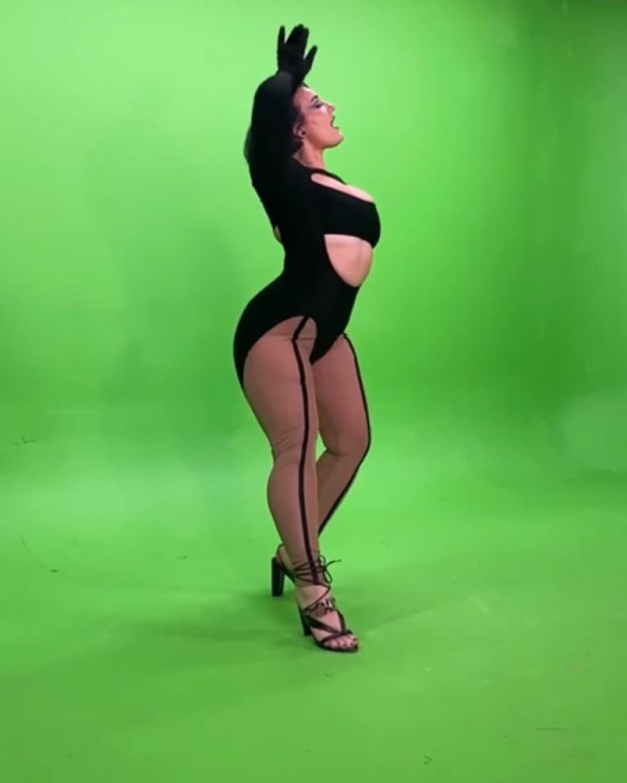 FULL BODY BLACK cut Out Bodysuit  - Image 1