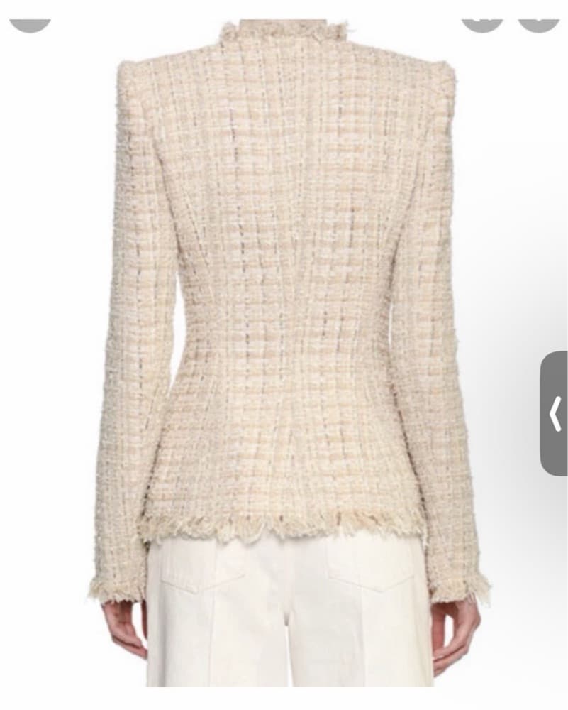Alexander Mcqueen Strong Shoulder Blazer - Image 2