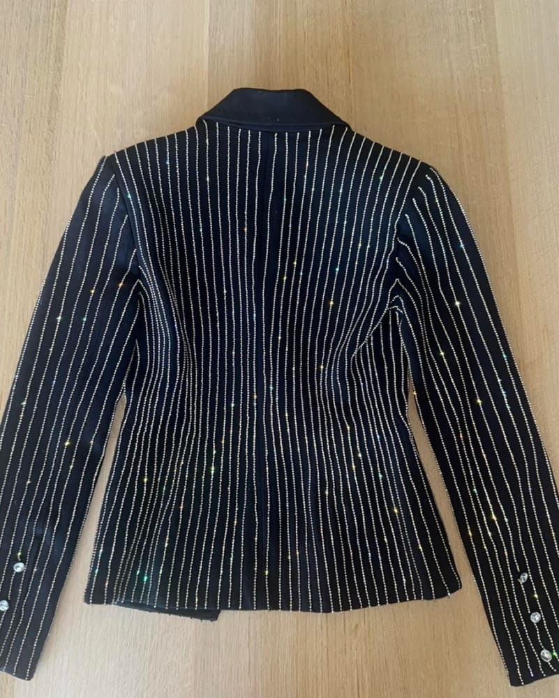 Retrofete Rhinestone Blazer - Image 3