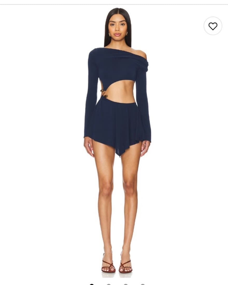 Asymmetric Cut Out Dress  - Image 1