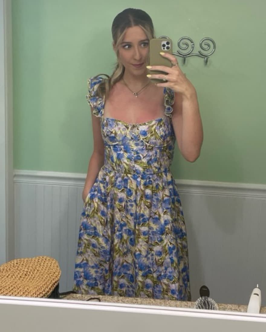 Astr The Label Floral Midi Dress - Image 4