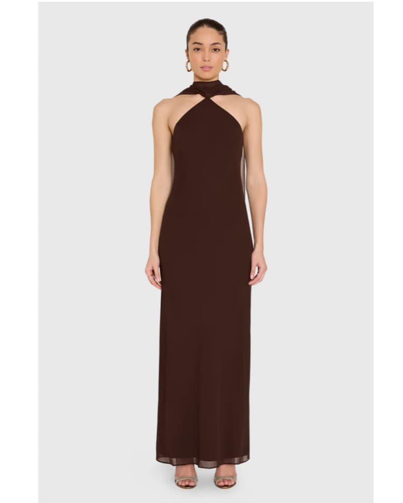 Amanda Uprichard Ashton Gown (Brown) - Image 1