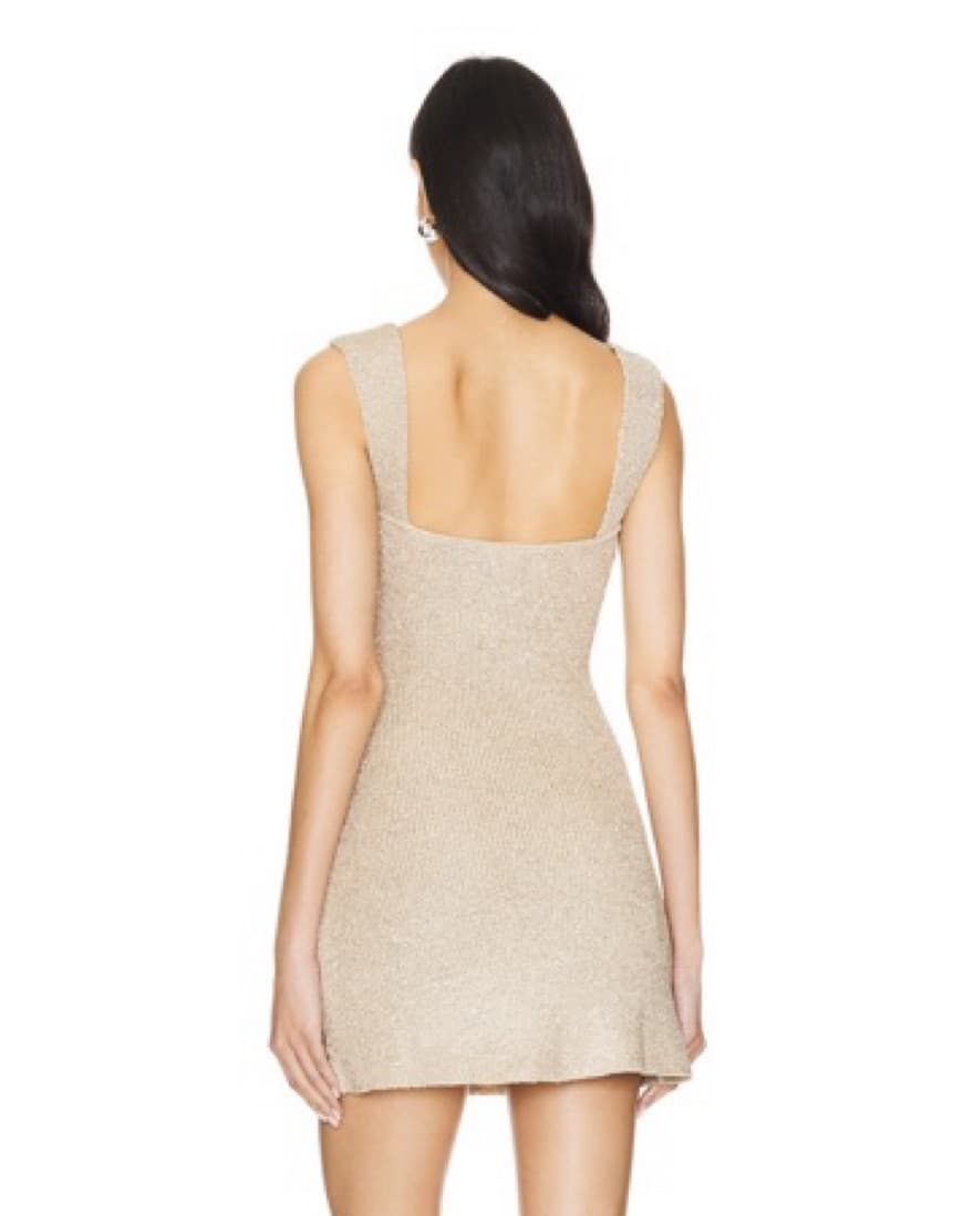 Nude Josie Mini Dress LPA Revolve - Image 2