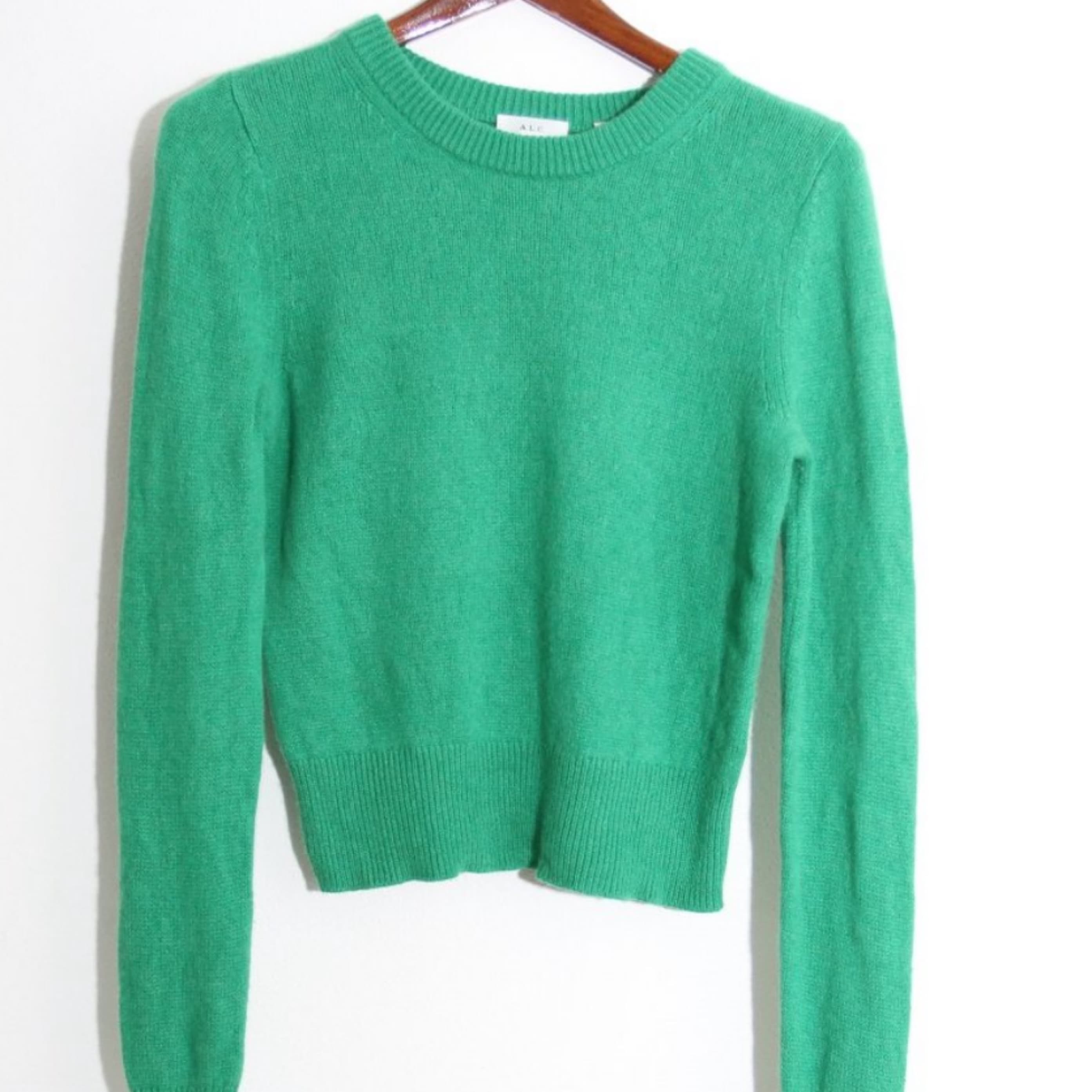 ALC Wool cashmere Cropped Sweater - Image 3