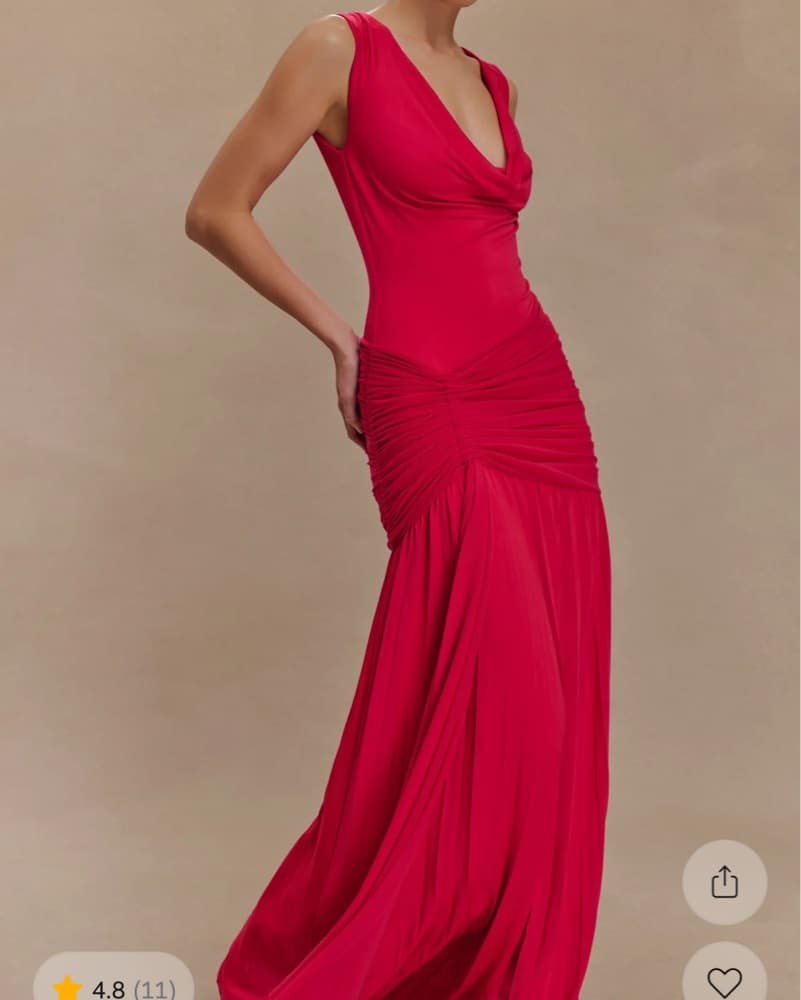 Meshki Red Dania Dress - Image 1