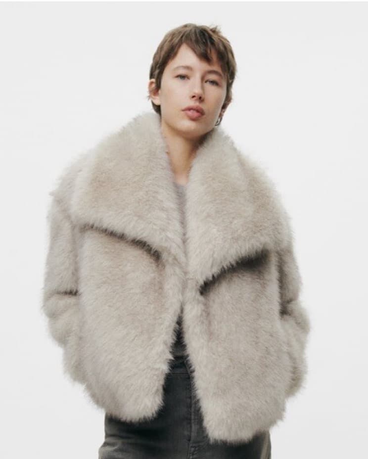 Zara Fur Coat - Image 2