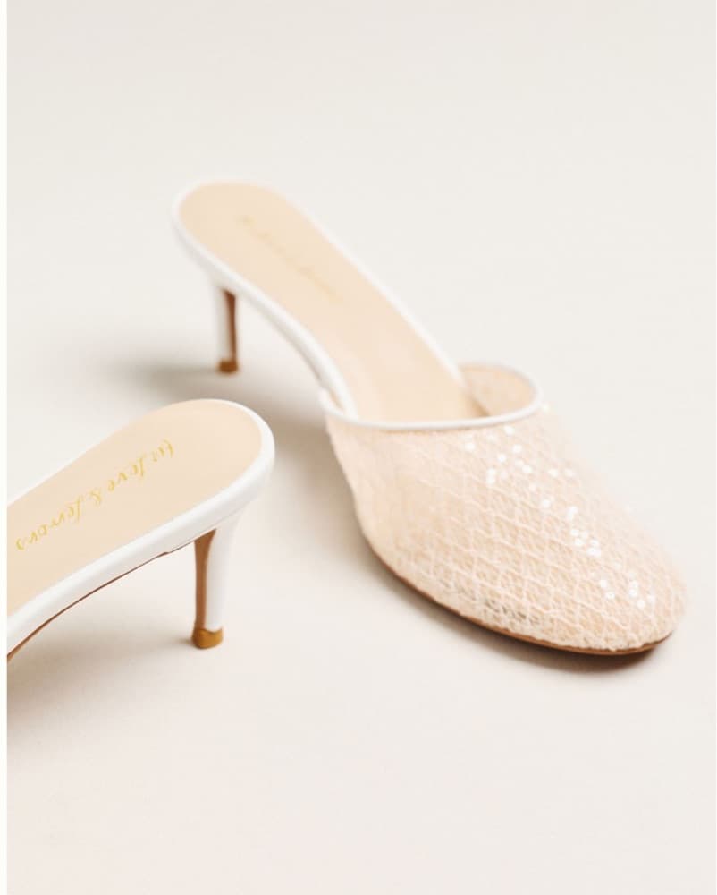 For Love & Lemons Sequin Mules - Image 2