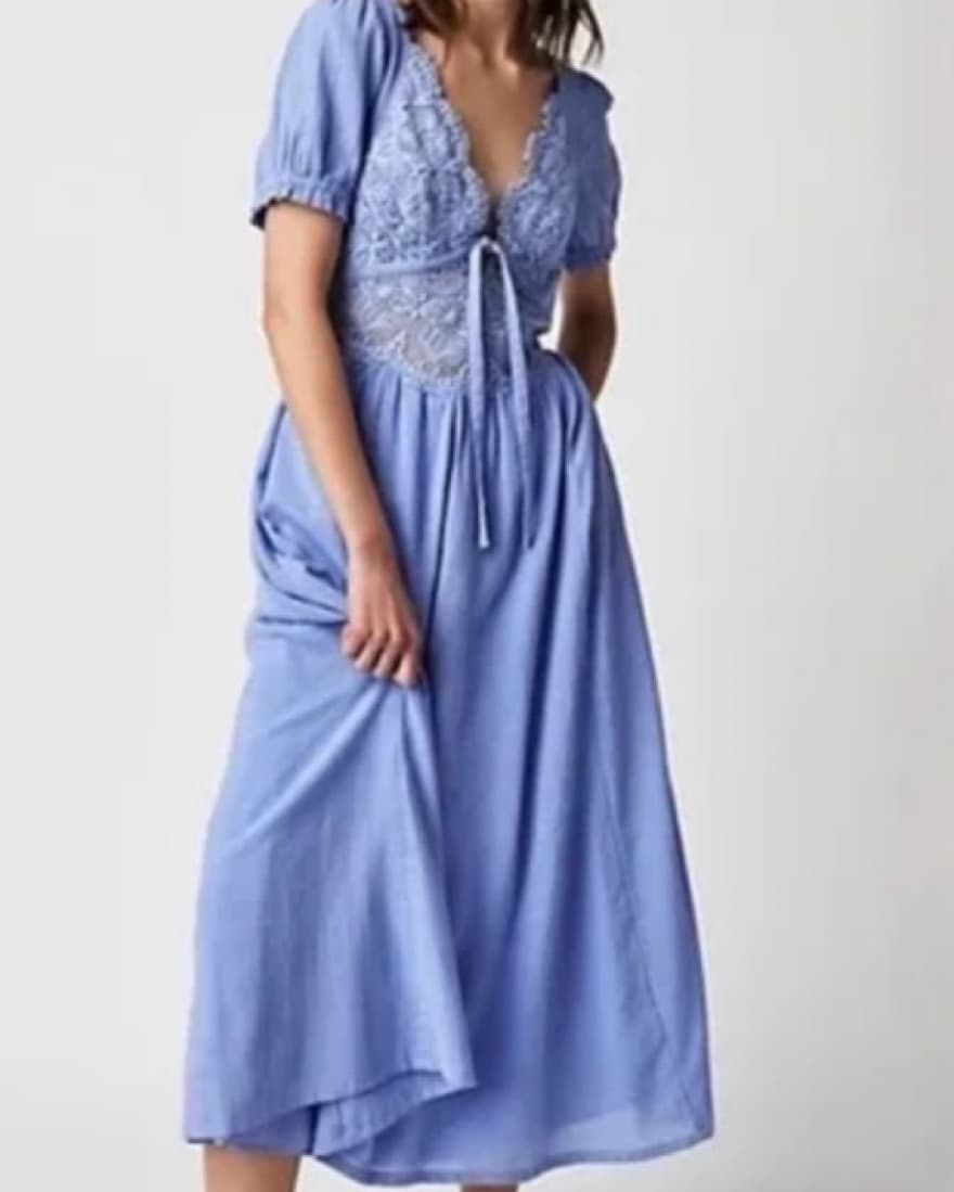 All You Need Is Lace Midi- Free People  - Image 1