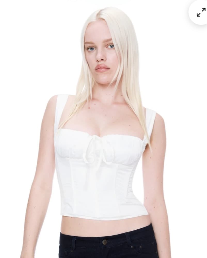 Miaou Agnes Corset - tuxedo - Image 2