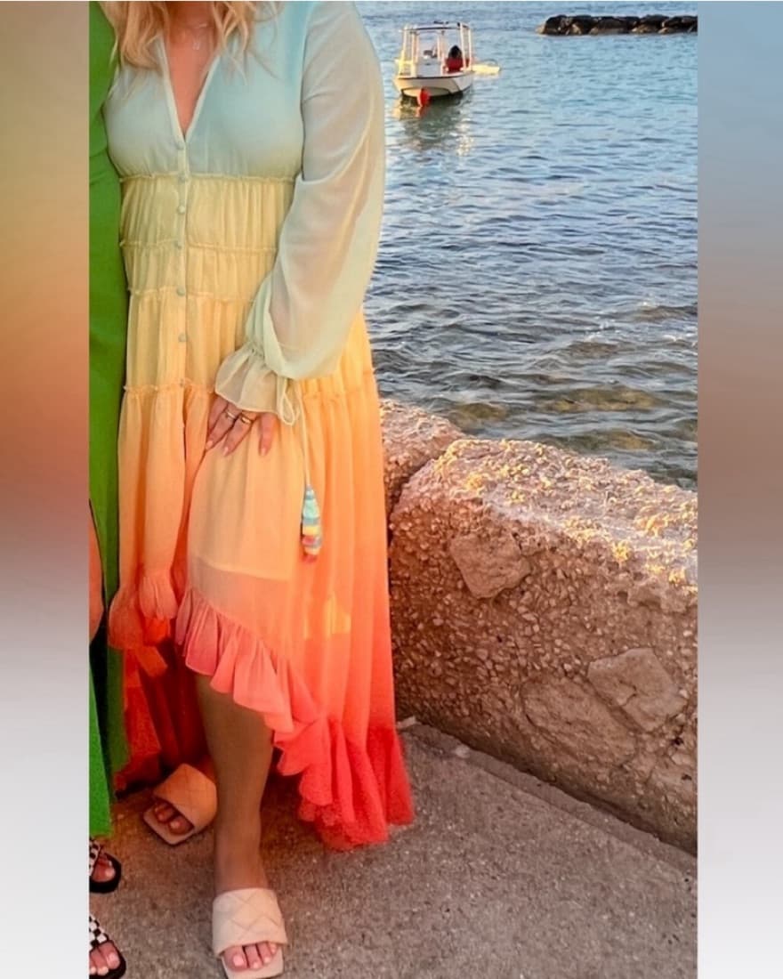 Rococo Sand Ombre Rainbow dress  - Image 4