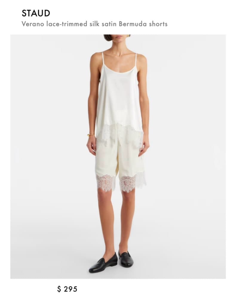 New Staud Silk Shorts  - Image 4