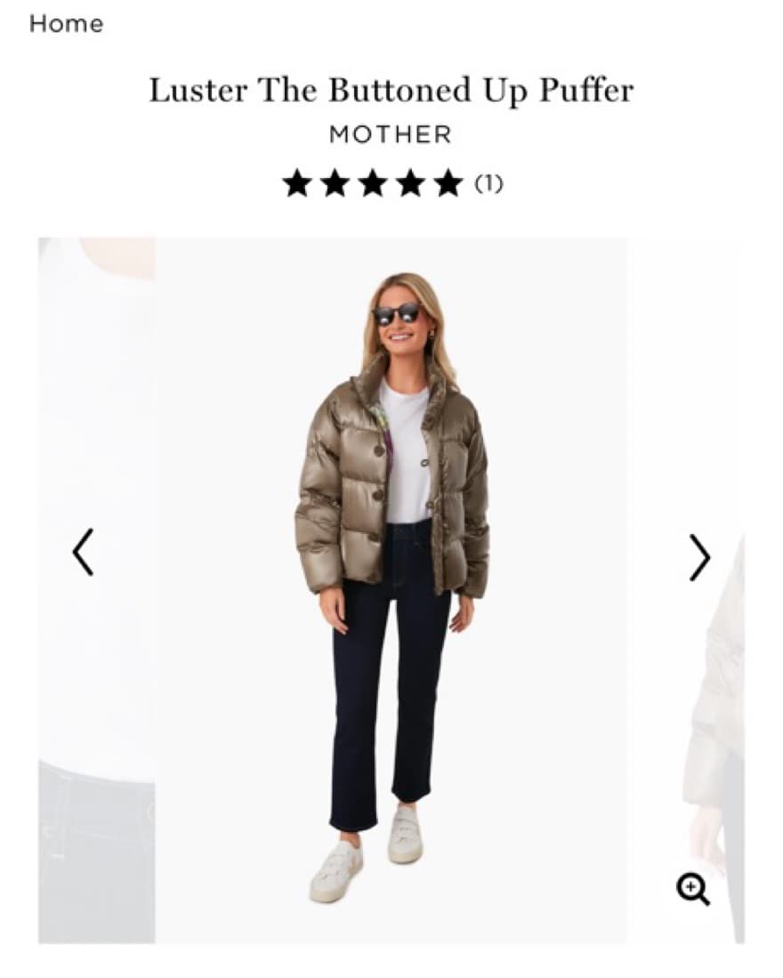Mother Luster Puffer Jacket - Image 1