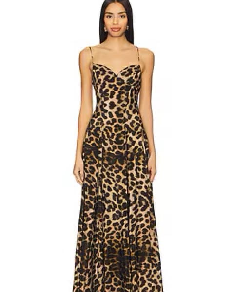 Leslie Amon Leopard Maxi dress - Image 2