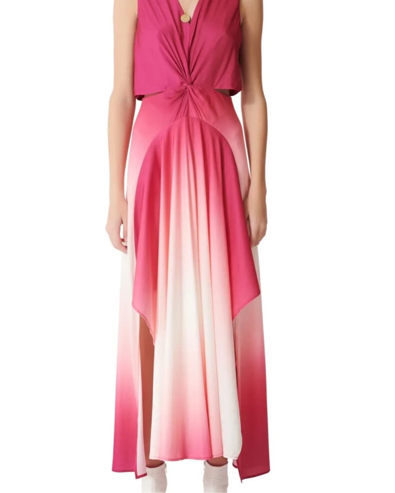 Maje Resia Sleeveless Ombre Maxi Dress   - Image 1