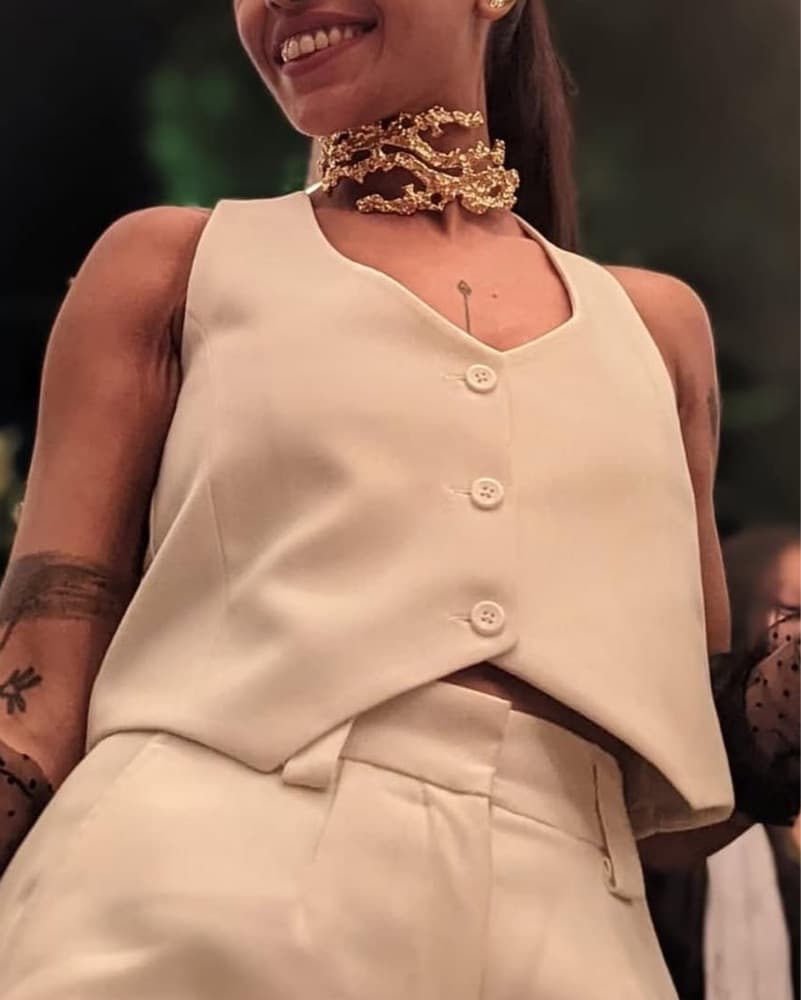 Statement Coral Choker  - Image 4