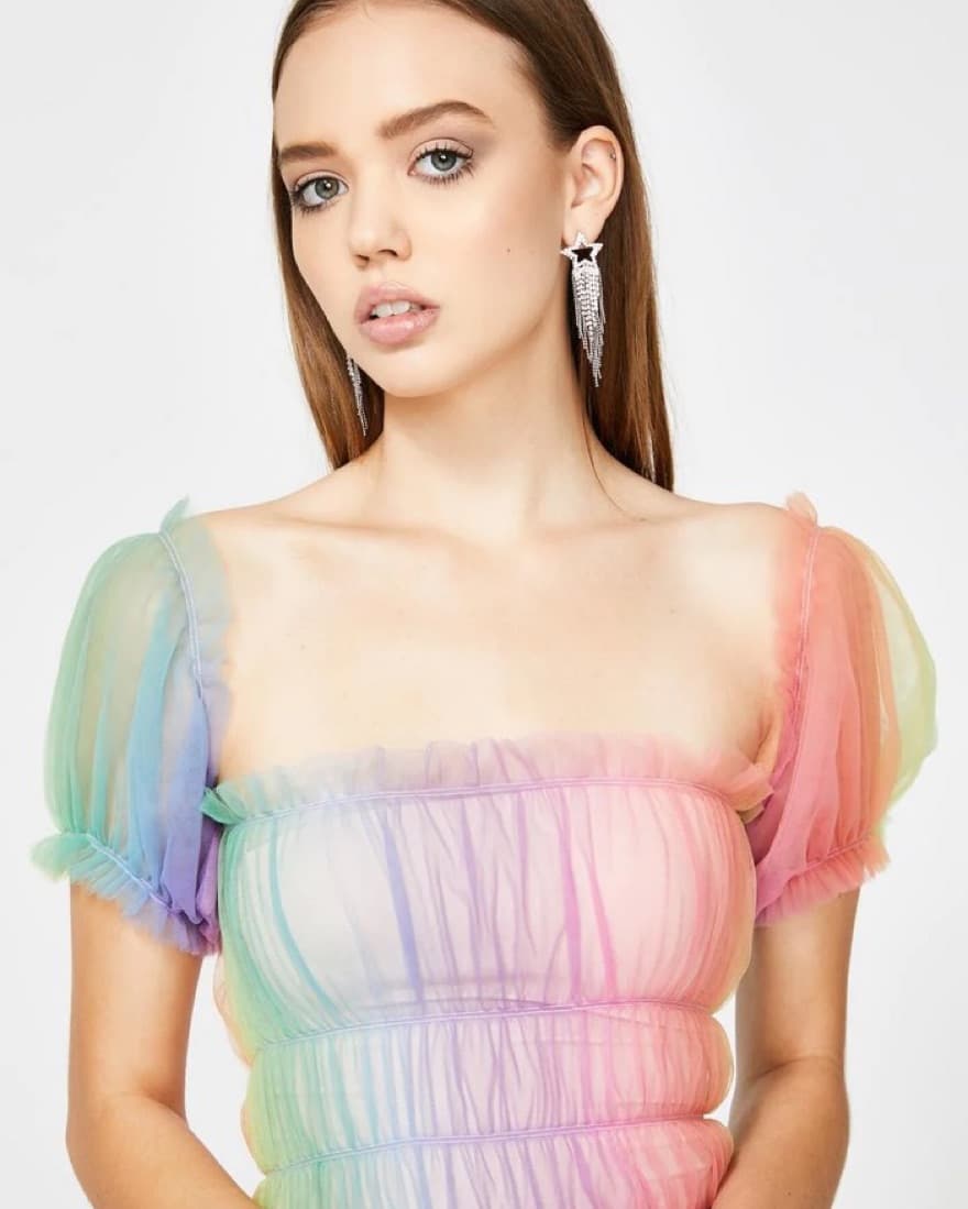 Lirika matoshi dreams Come True Mesh Top - Image 1