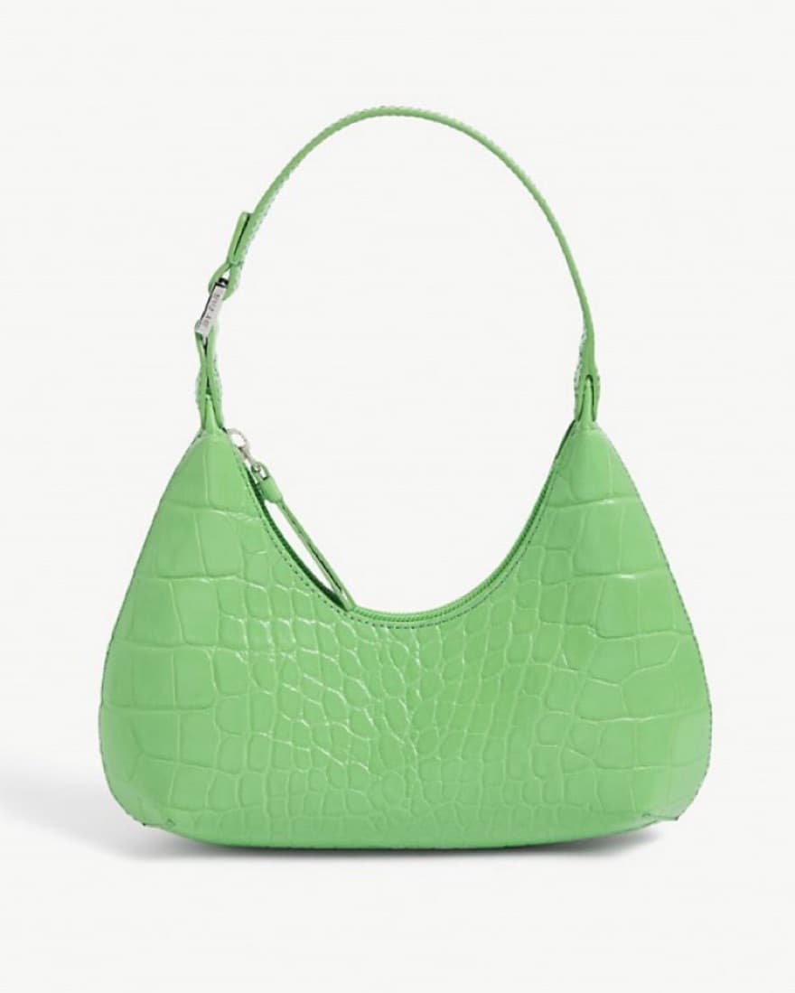 By Far Baby Amber Grass Croco Embossed  - Image 1