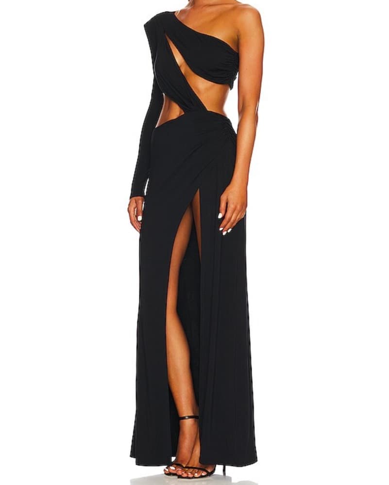 NBD Juanita Maxi Dress in Black - Image 3