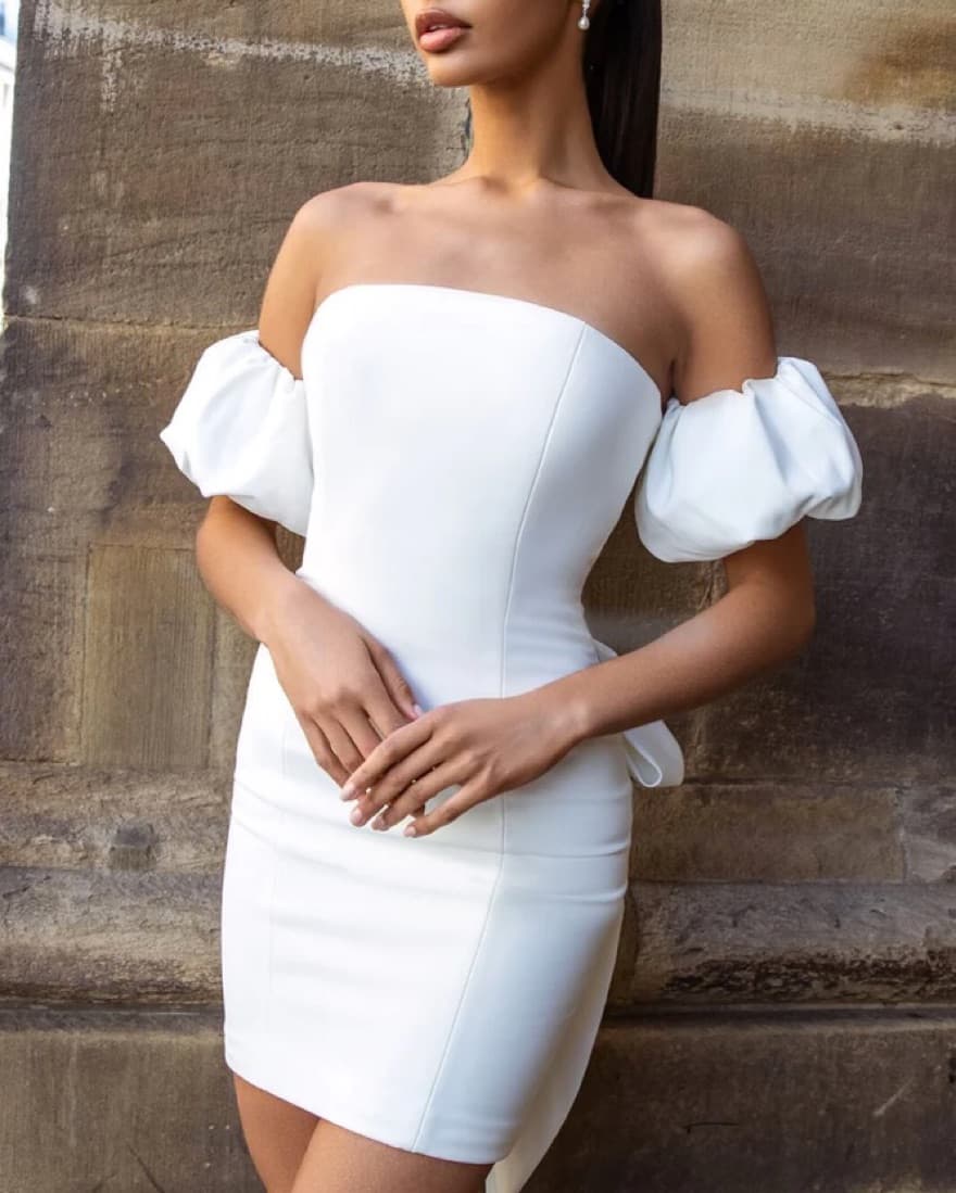 EMILIEE WHITE DRESS  - Image 3
