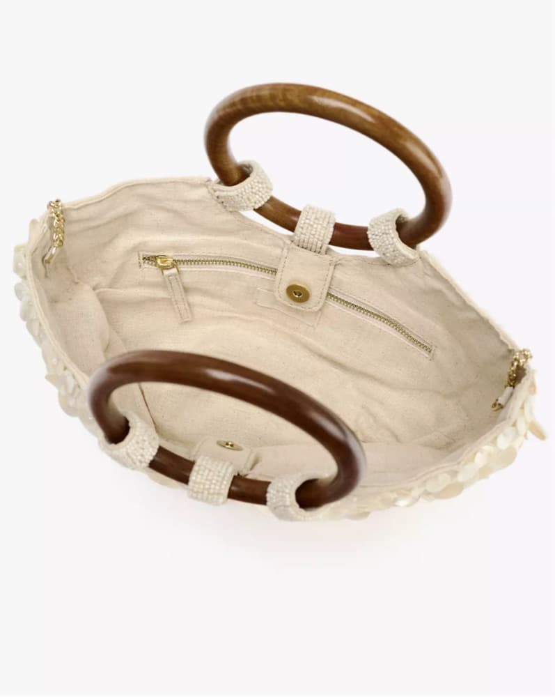 Zara Shell Embellished Tote - Image 4