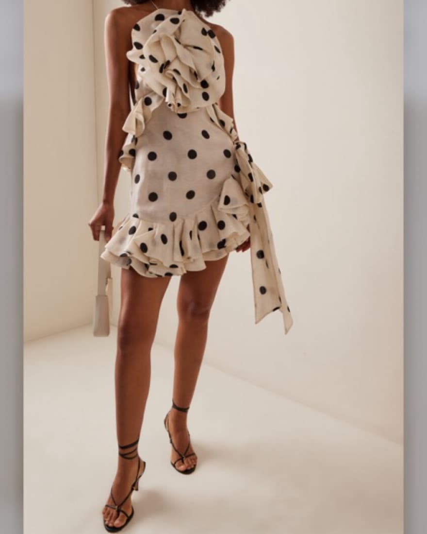 Zimmermann Crush Polka Dot Mini Dress by Zimmermann | Pickle