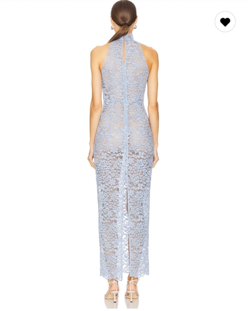 Amanda Uprichard Lace Halter Dress - Image 3