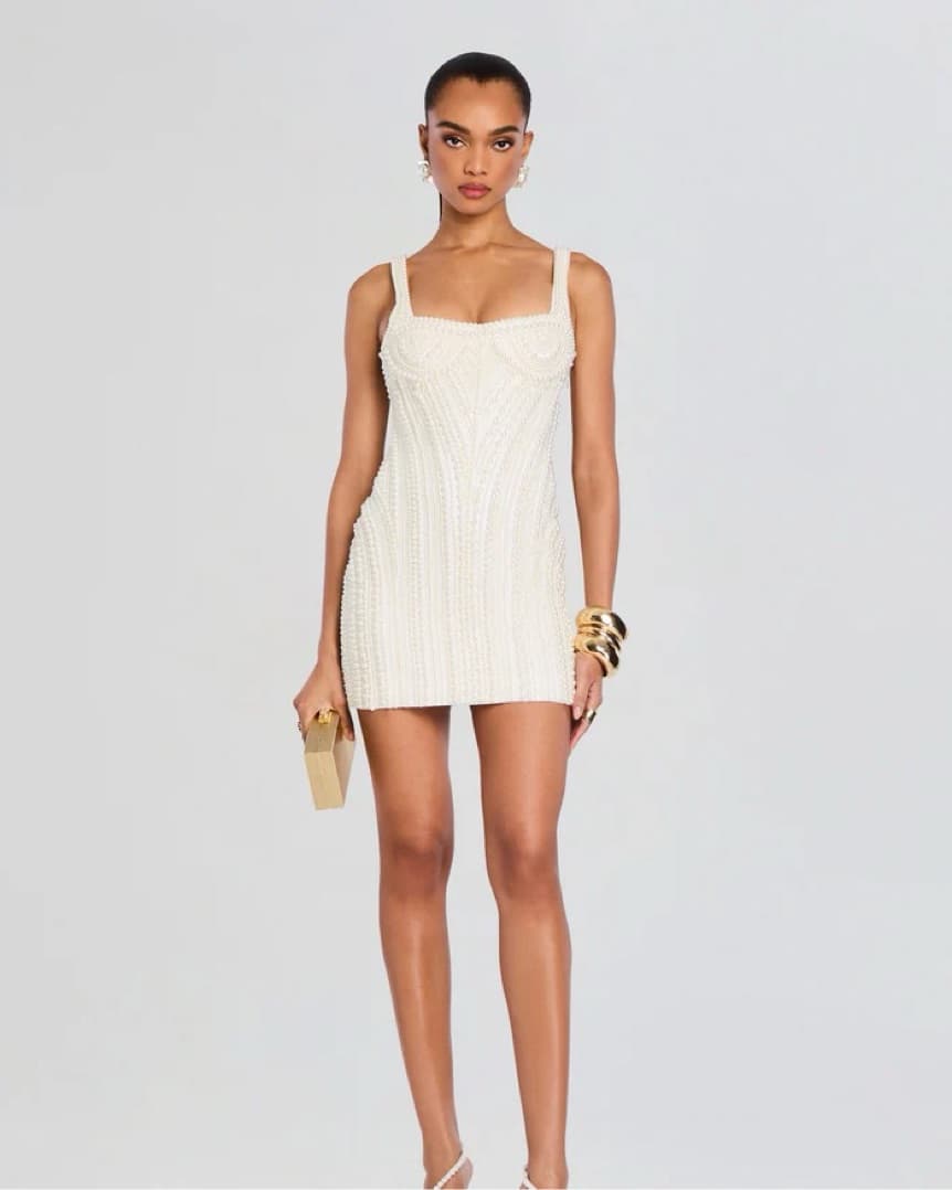 Retrofete Elaina Pearl Dress - Image 3