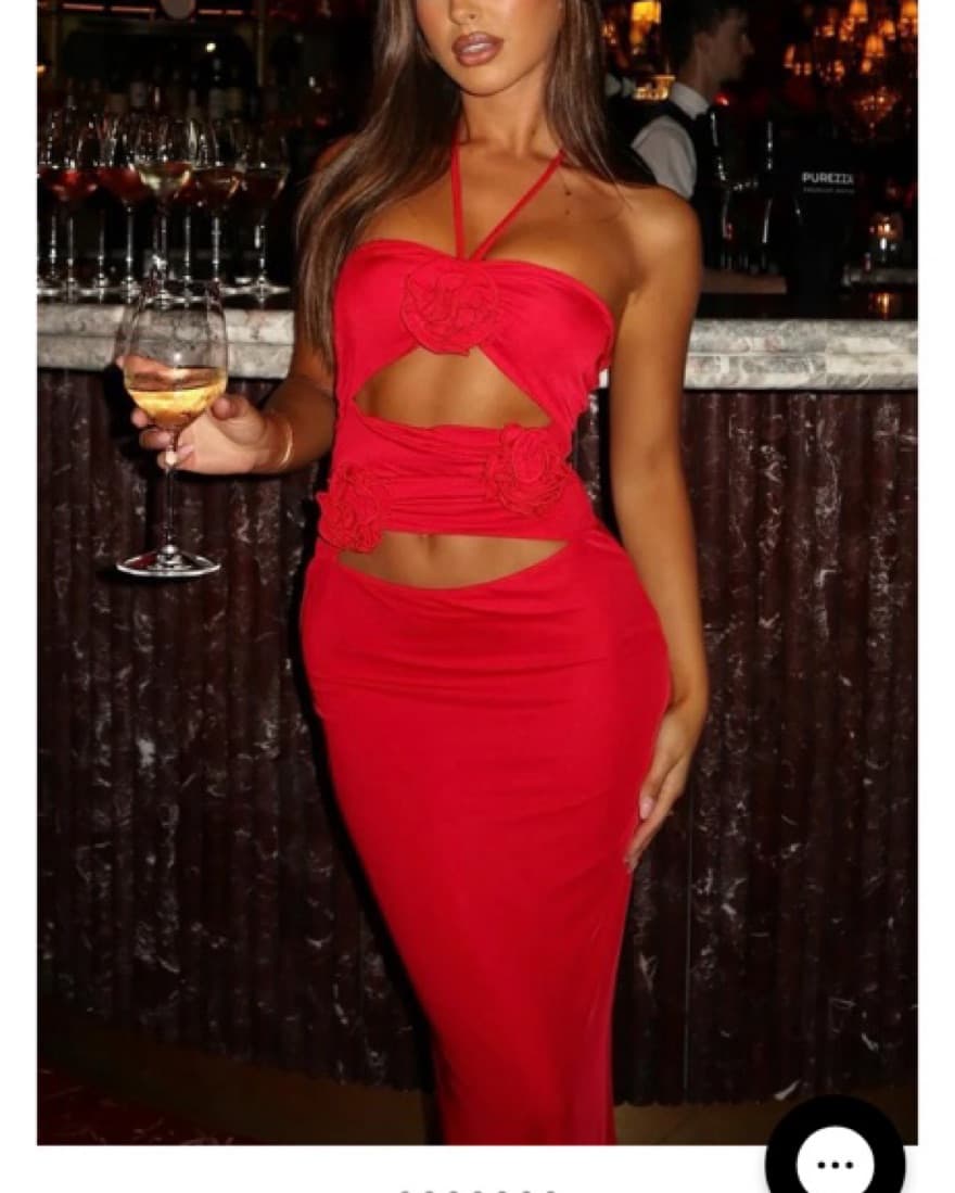 Red Maxi Whitefox Dress - Image 3