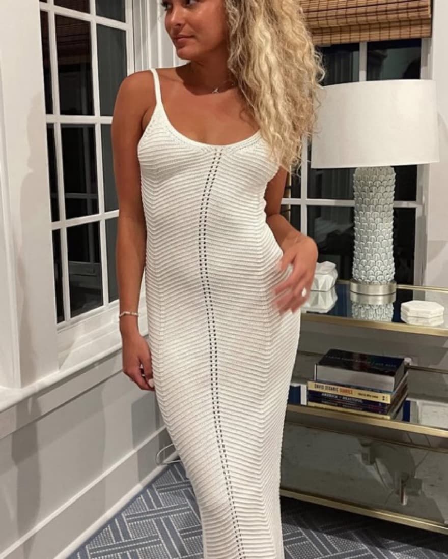 Elegant Knit Maxi Dress - Image 2