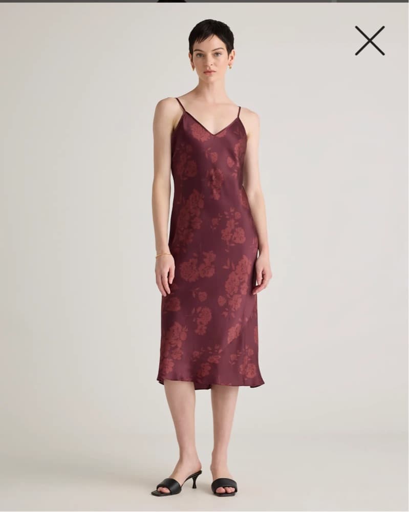 Quince Silk Slip Dress - Image 1