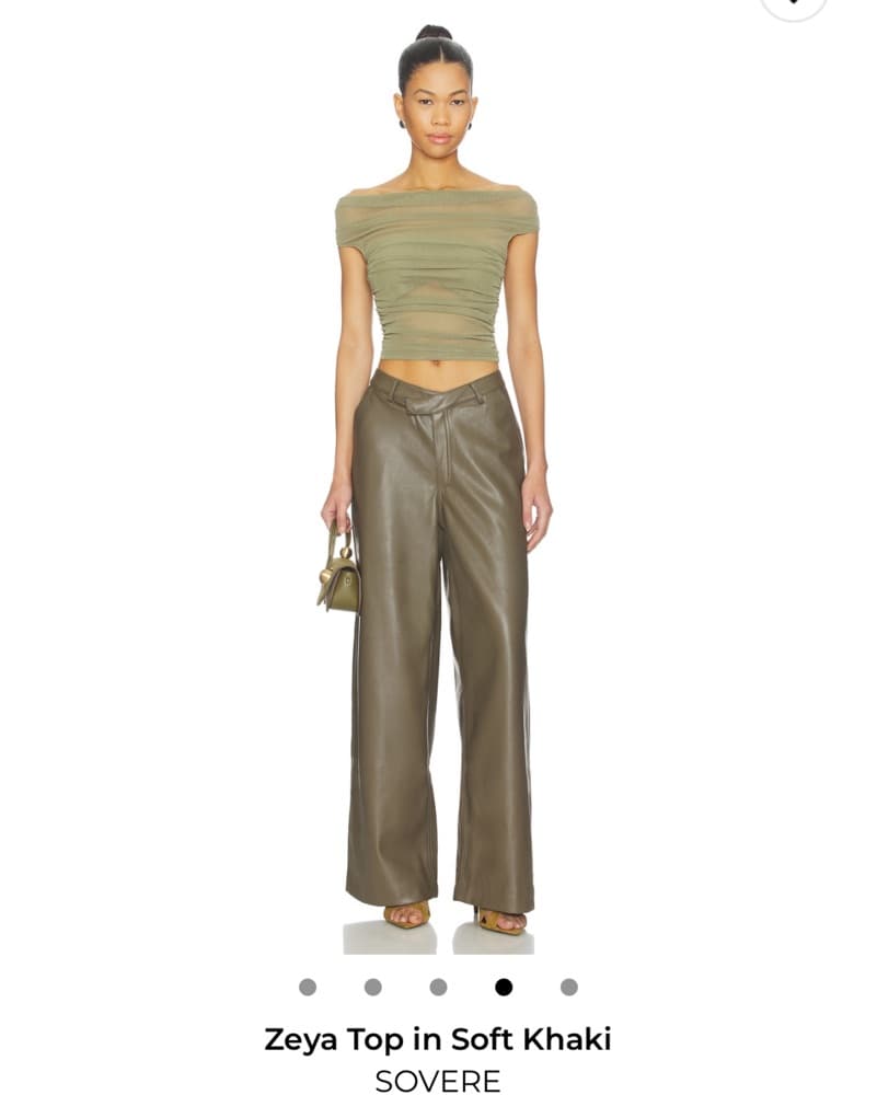 Revolve Green Top - Image 2