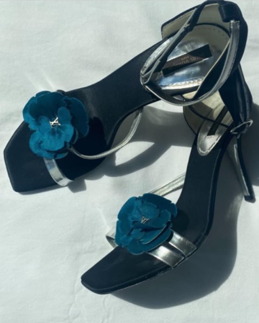 Vintage Louis Vuitton Heeled Sandals - Image 1